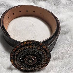 Cache genuine leather belt , size S/M.